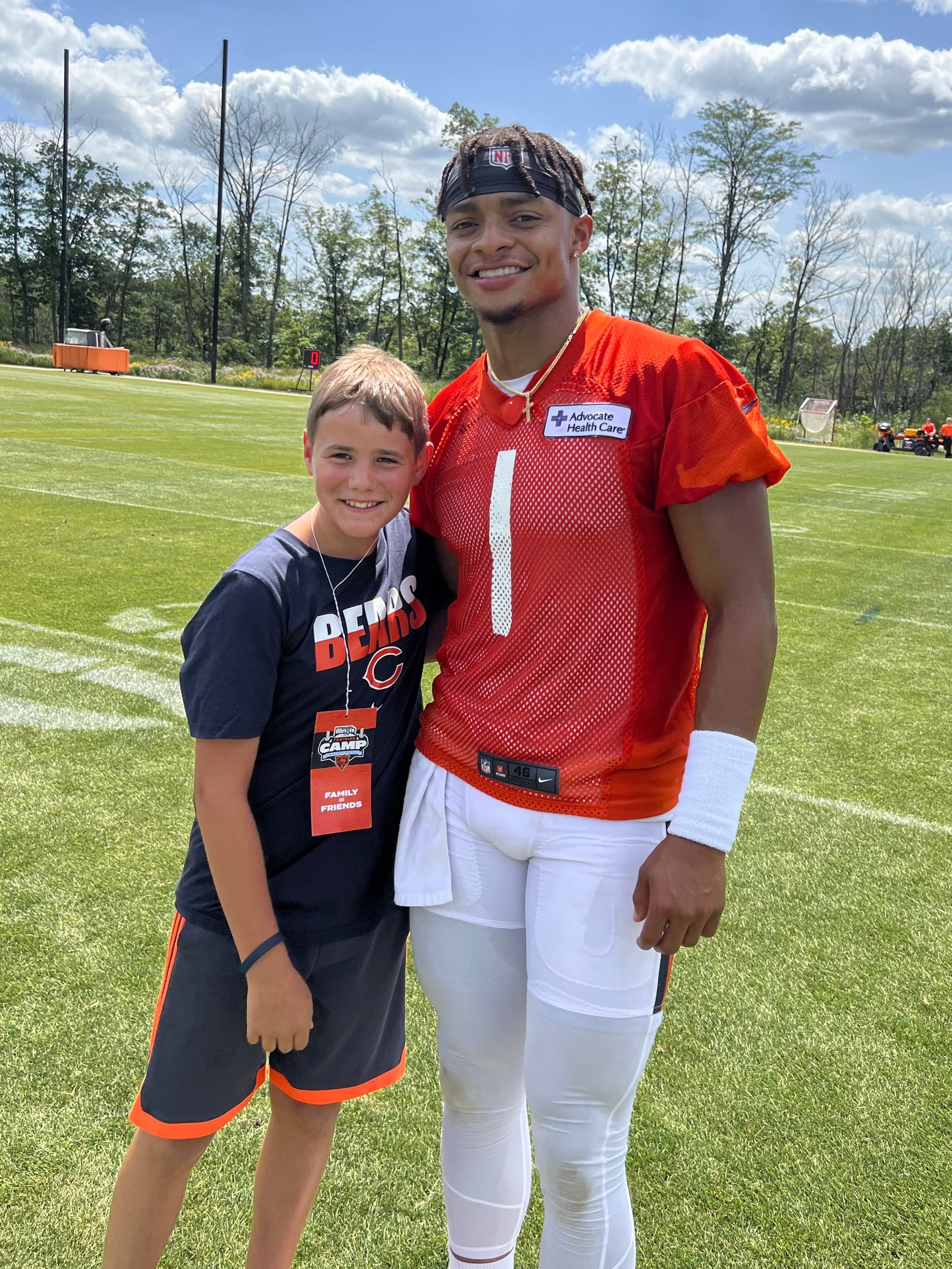 Justin Fields 2022 Bears Camp