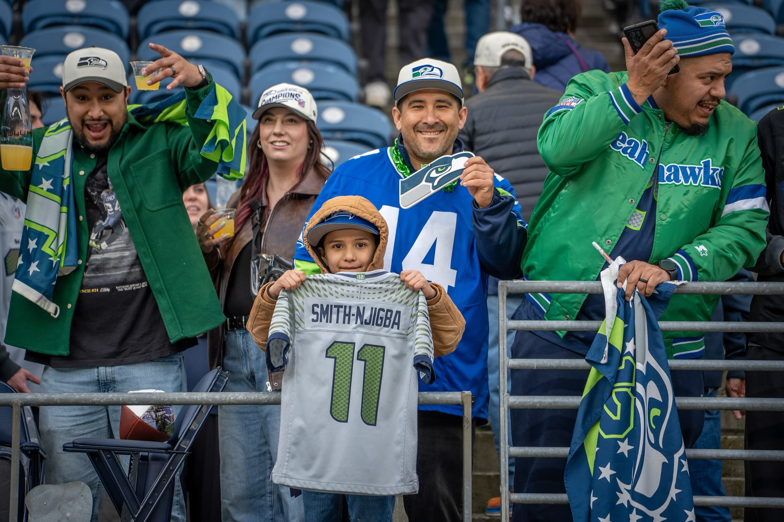 Seattle Seahawks Fans at Super Bowl LX Victory Parade 013
