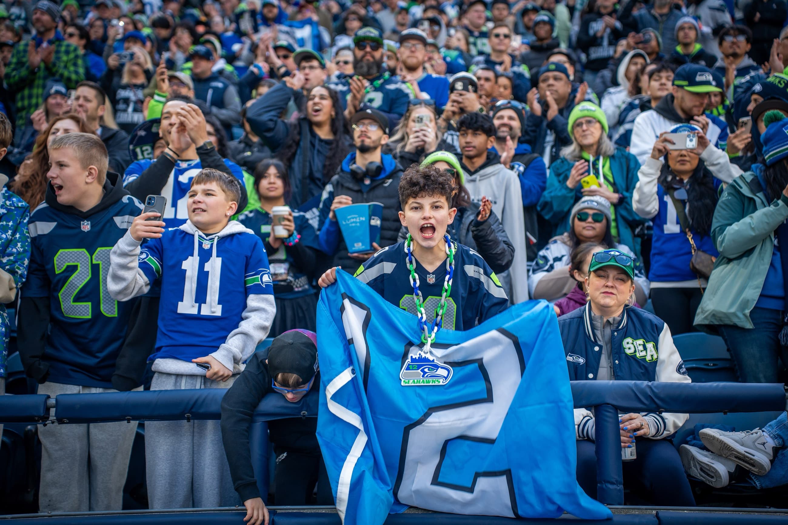 Seattle Seahawks Fans at Super Bowl LX Victory Parade 038