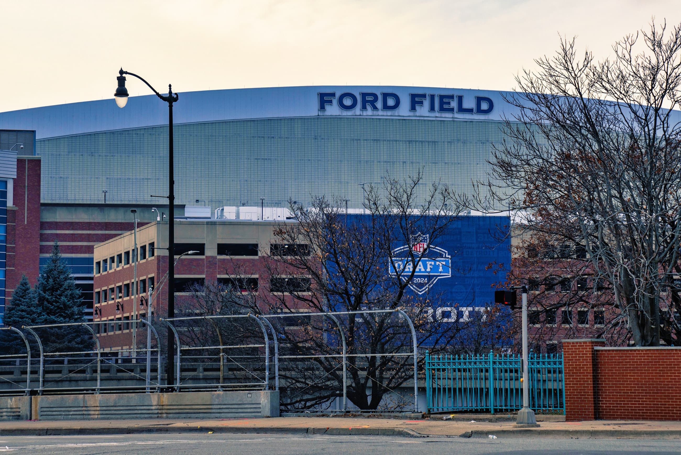 Ford Field Stadium Downtown Detroit Michigan