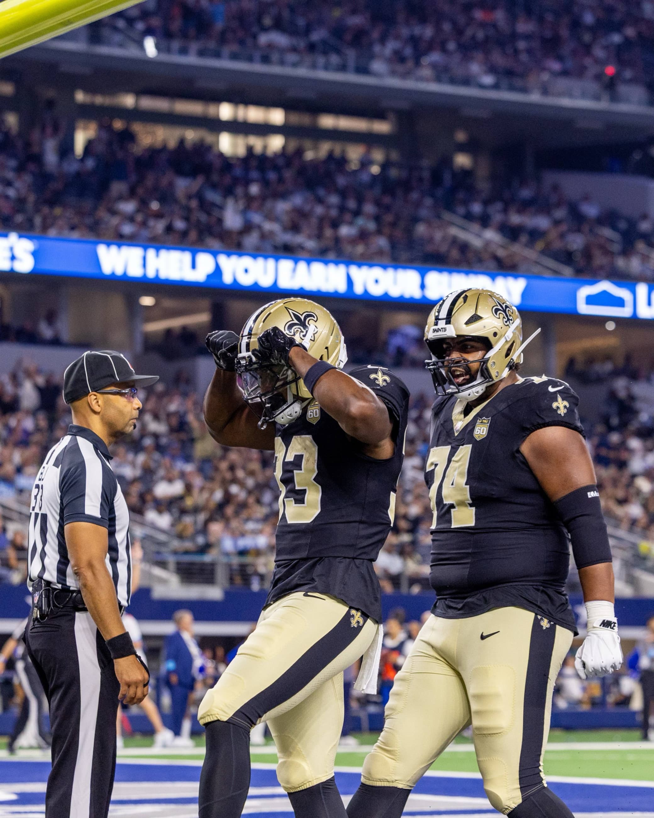 Check out the game action from the New Orleans Saints game against the Dallas Cowboys in Week 3 of the 2026 NFL preseason on Aug. 28 at AT&T Stadium.