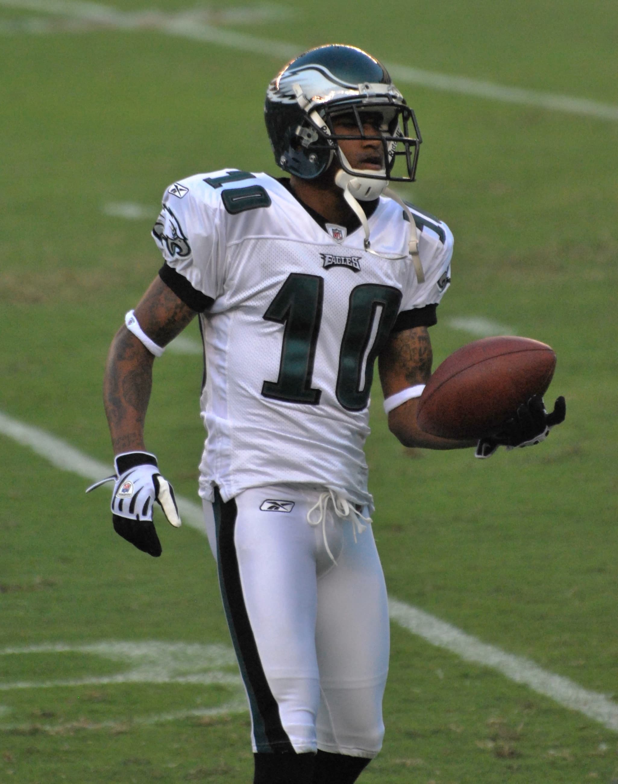DeSean Jackson at Jacksonville at Philadelphia 2009 08 29
