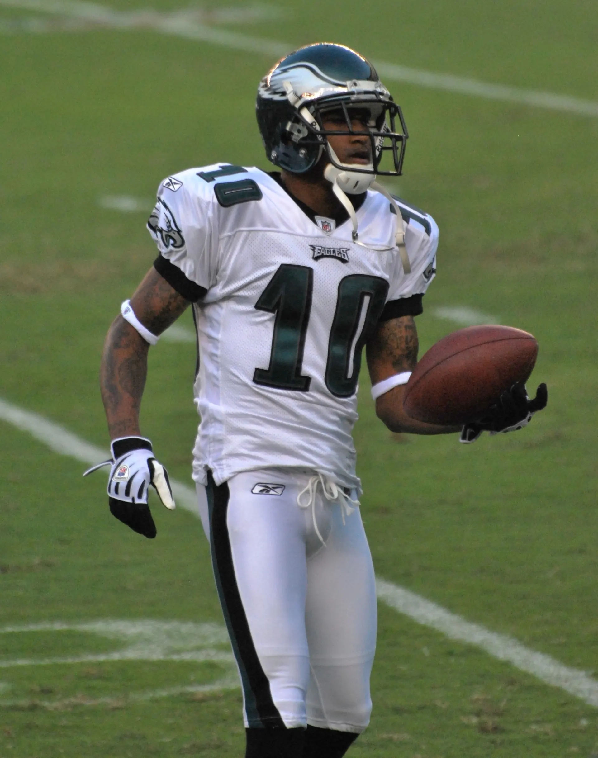 DeSean Jackson at Jacksonville at Philadelphia 2009 08 29